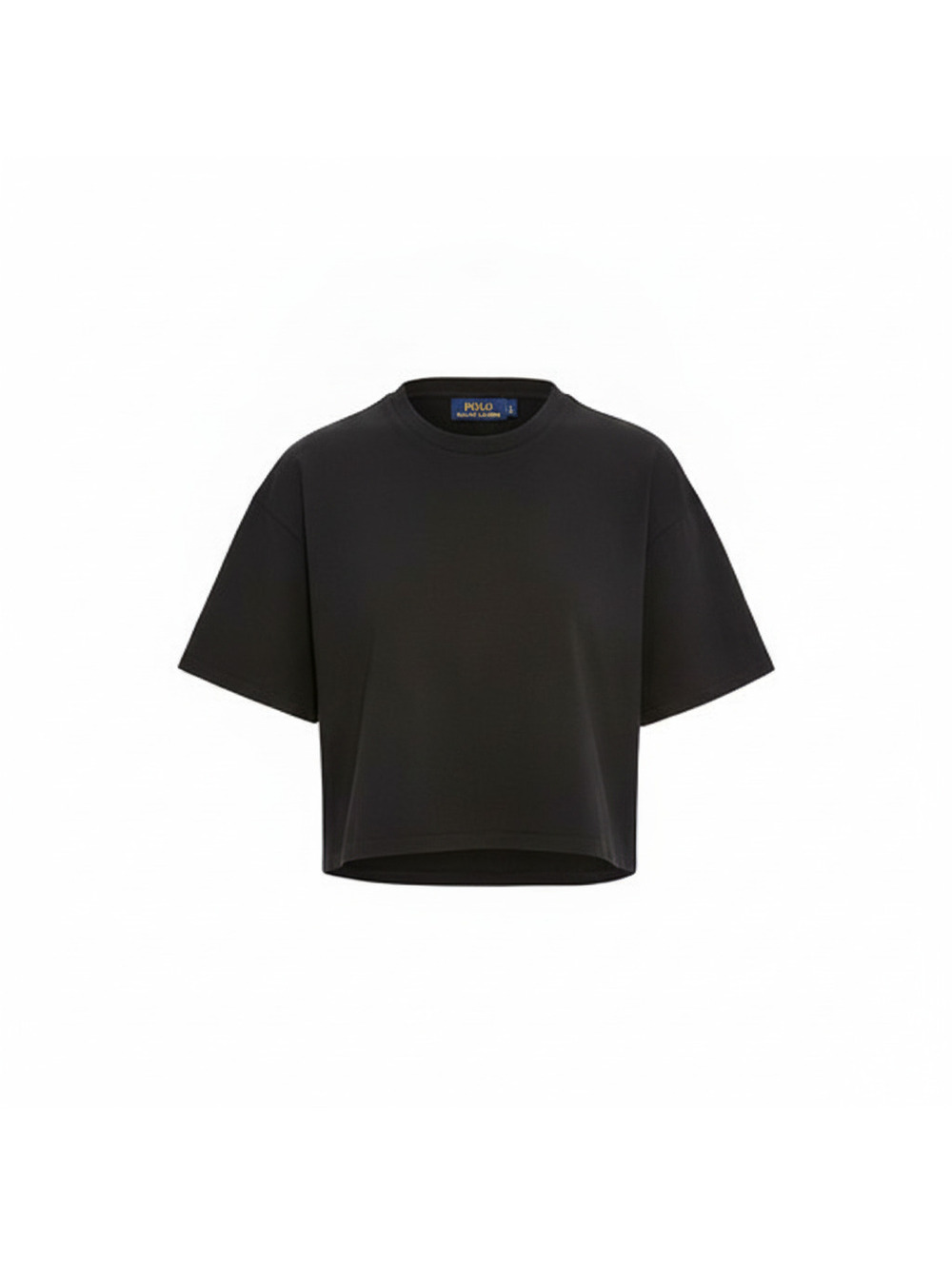 Polo Ralph Lauren Women's Black Cropped T-Shirt